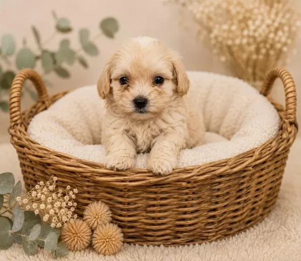 Premium Teddy Bear Face Maltipoo Bebekler